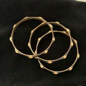 Enamel bangle bracelets (set of 3)